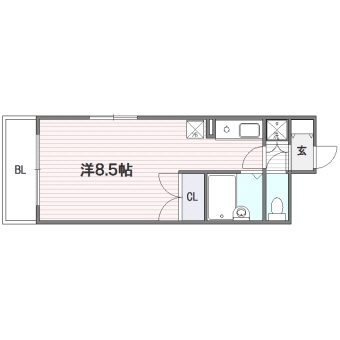 メモリアルハウス301号室-間取り