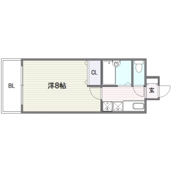 リファレンス駅南507号室-間取り