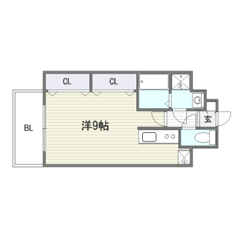 リファレンス東公園1206号室-間取り