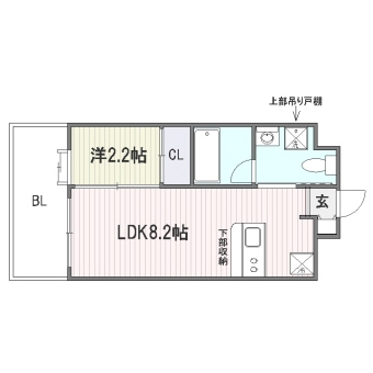 グランフォーレプライム平尾301号室-間取り