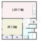 ヤスニシビル - 所在階***階の間取り図 1574