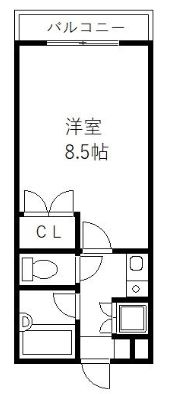 グリーンヒル博多703号室-間取り