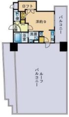 アクタス天神北 - 所在階 の間取り図