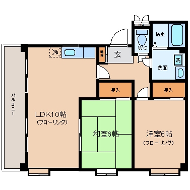 岩源ビル202号室-間取り