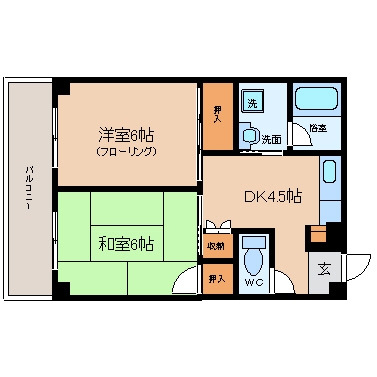 806号室-間取り