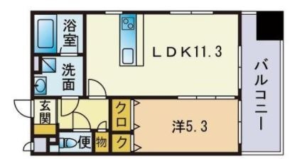 グローリアＭＡＴＳＵＨＡ302号室-間取り