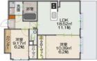 ルッシェ住吉 - 所在階 の間取り図