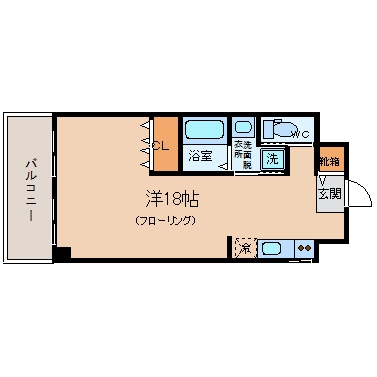 サンマリノビル603号室-間取り