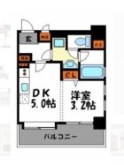 アクタス薬院II - 所在階***階の間取り図 1711