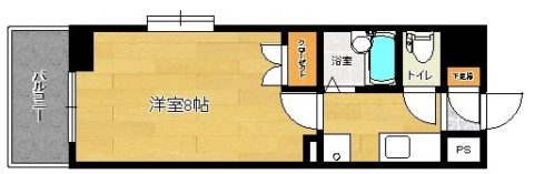 リファレンスイーストパーク1102号室-間取り