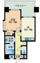 高口箔屋ビル - 所在階9階の間取り図 1757