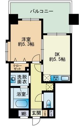 高口箔屋ビル904号室-間取り