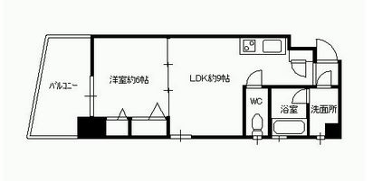 黒川祇園ビル304号室-間取り