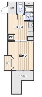 エクセレント浄水 - 所在階1階の間取り図 1770