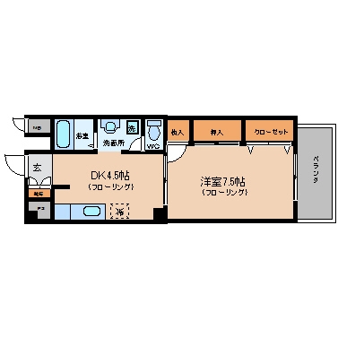 第５よしみビル503号室-間取り