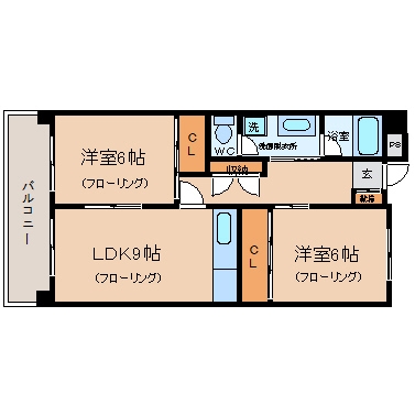 藤廣ビル302号室-間取り