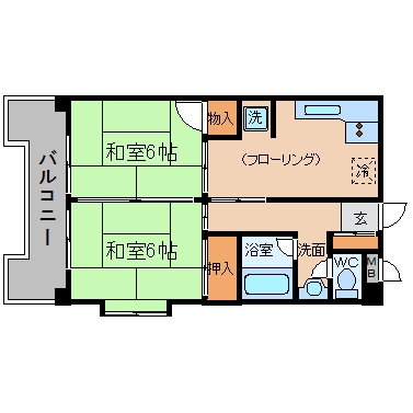 博多いわいビル702号室-間取り