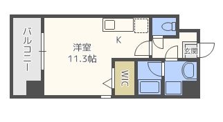 レジデンシャルヒルズプライムスクエア301号室-間取り