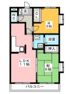 ＴＲＭ２１ - 所在階 の間取り図