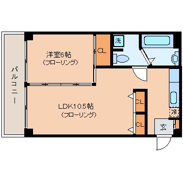 板谷ビル301号室-間取り