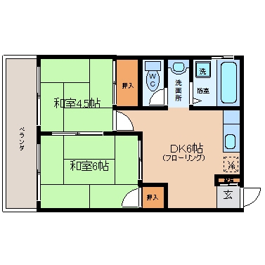 平田ビル303号室-間取り