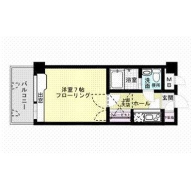 エステートモア平尾山荘通り906号室-間取り