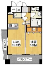 モン・ルポ博多駅東 - 所在階 の間取り図