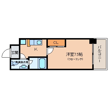 ルネッサンス21赤坂けやき通り203号室-間取り