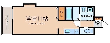 グランフォーレ平尾ステーションプラザⅠ701号室-間取り