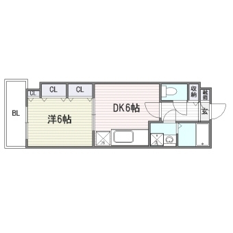 エクセレント瑞穂502号室-間取り