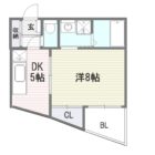 カトレア大濠 - 所在階 の間取り図