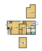 コンフォートベネフィスジオ博多東I - 所在階 の間取り図