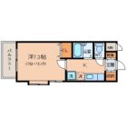 シャンテ吉塚 - 所在階 の間取り図