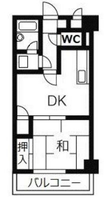 ダイアパレス博多駅前503号室-間取り