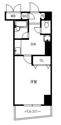 ウィステアリア505号室-間取り