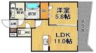 アーバン博多駅南 - 所在階 の間取り図