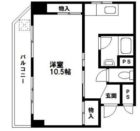 ローズマンション第1博多 - 所在階3階の間取り図 2071