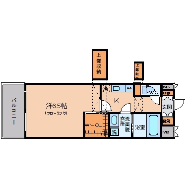 エンクレスト博多駅東603号室-間取り