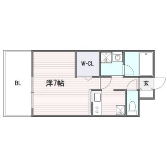 エンクレスト舞鶴Ⅱ1003号室-間取り