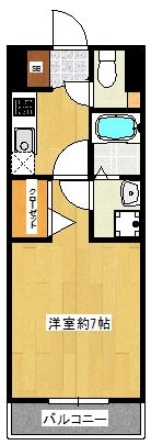 グランフォーレ桜坂ステーションプラザ - 所在階***階の間取り図 2127