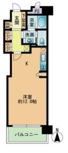 大手門フラット - 所在階 の間取り図