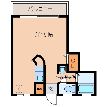 渡辺日進ビル402号室-間取り