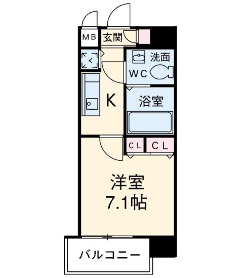 サヴォイ　フェアリー・パーク205号室-間取り