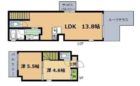 サンクス渡辺通 - 所在階 の間取り図