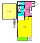 コーポＬＳＲIII - 所在階 の間取り図