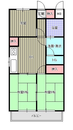 新栄アンピール第2駅東501号室-間取り