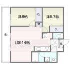 クレセント89 - 所在階 の間取り図