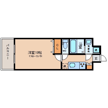 クロスゲートタワーNo.86205号室-間取り