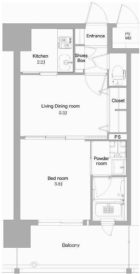 エンクレストNEO博多駅南 - 所在階***階の間取り図 2326