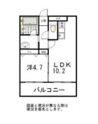 博多ブライトンハウス2 - 所在階 の間取り図